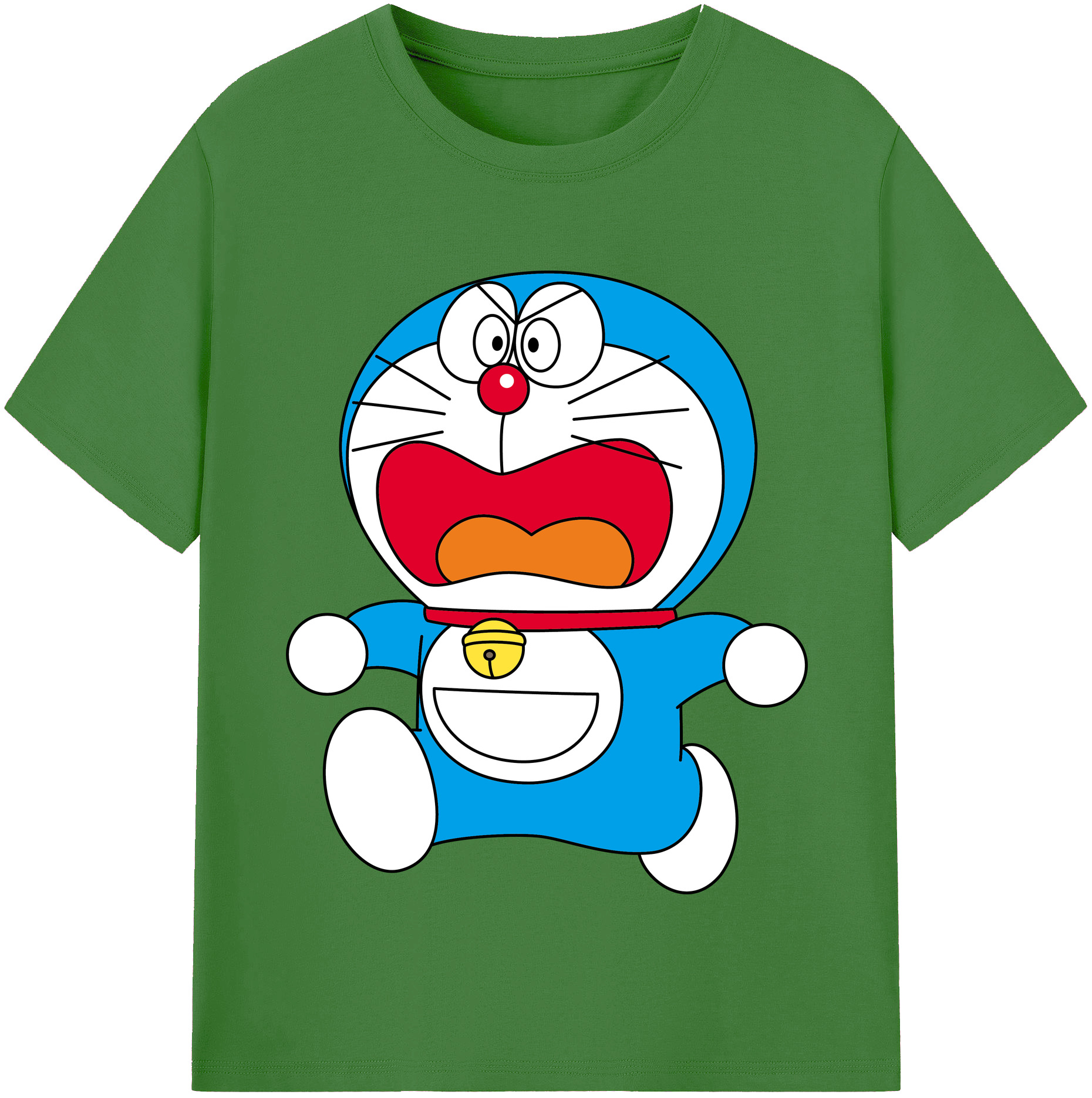 （画像用） ドラえもん Doraemon レディースカジュアルプリントTシャツ（綿100％）